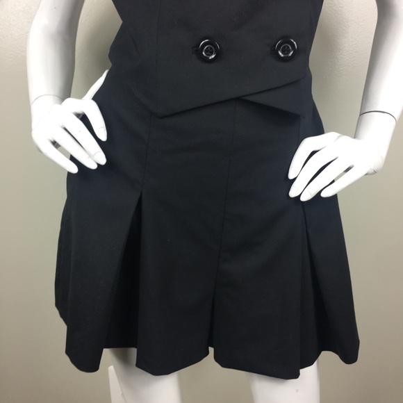 Alice & Olivia Black sleeveless romper 2- CG211 - Picture 4 of 7